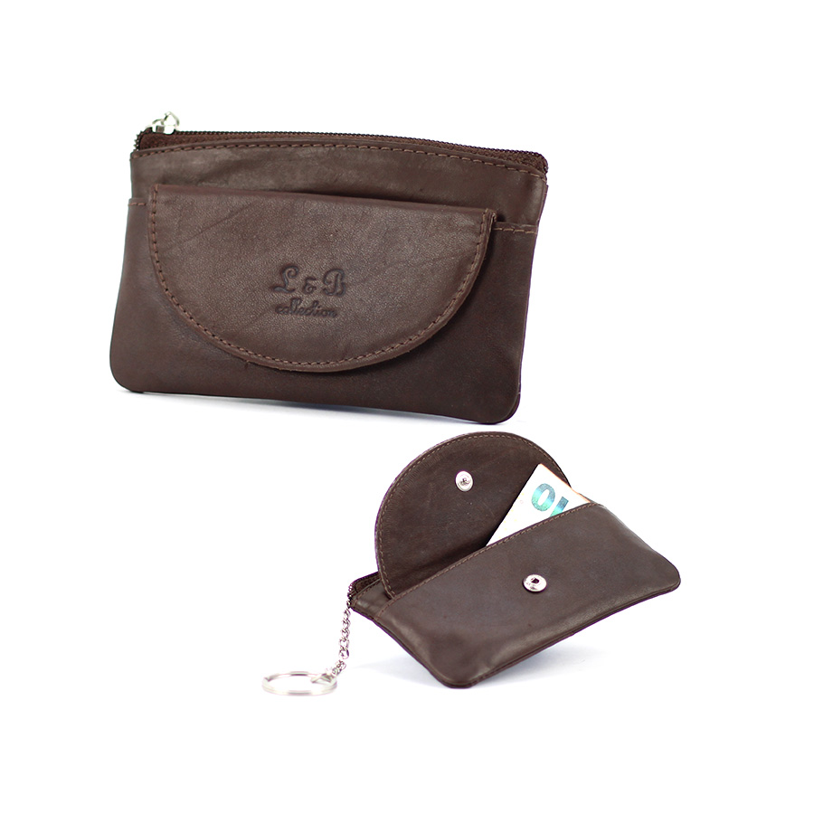 Schlüsseltasche L&B 2345 dunkelbraun