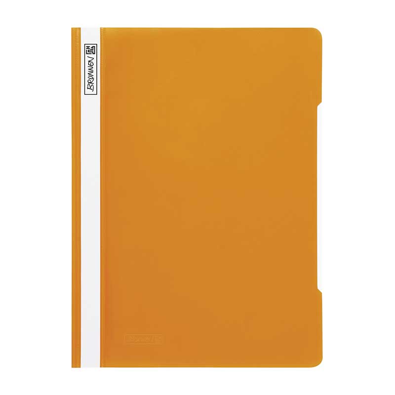 Schnellhefter Plaste orange  Brunnen