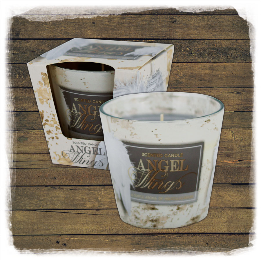 Duftkerze Glas ANGEL WINGS EWA