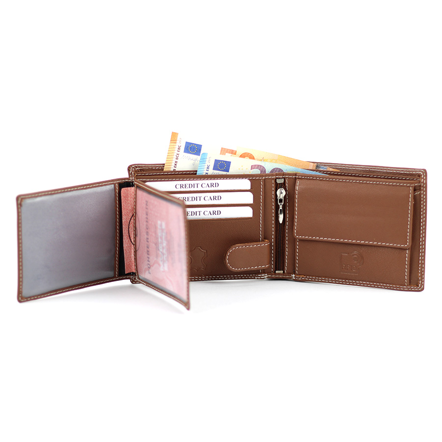 Geldbörse L&B He. quer 2339 braun