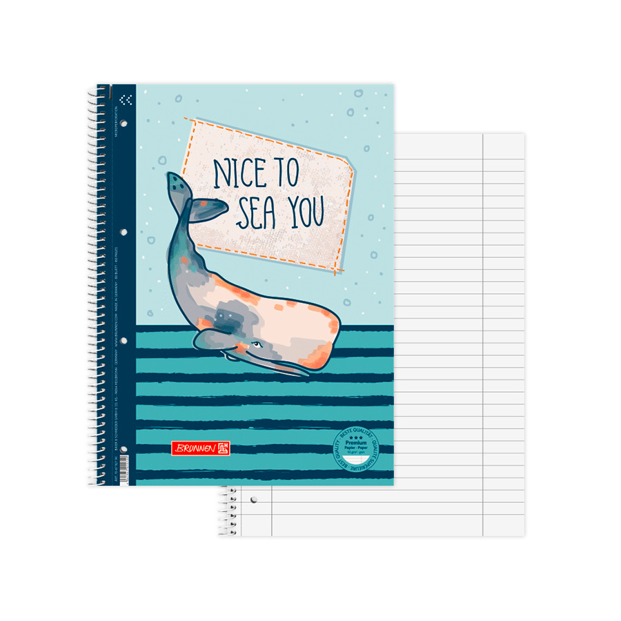 Collegeblock A4 Lin 27 Happy Ocean liniert 