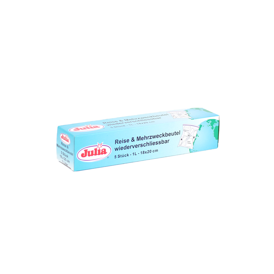 Reise & Mehrzweckbeutel 1L 5 Stk. Julia