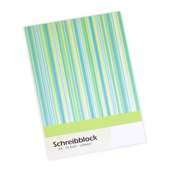 Briefblock unliniert A4 ungelocht  PVP