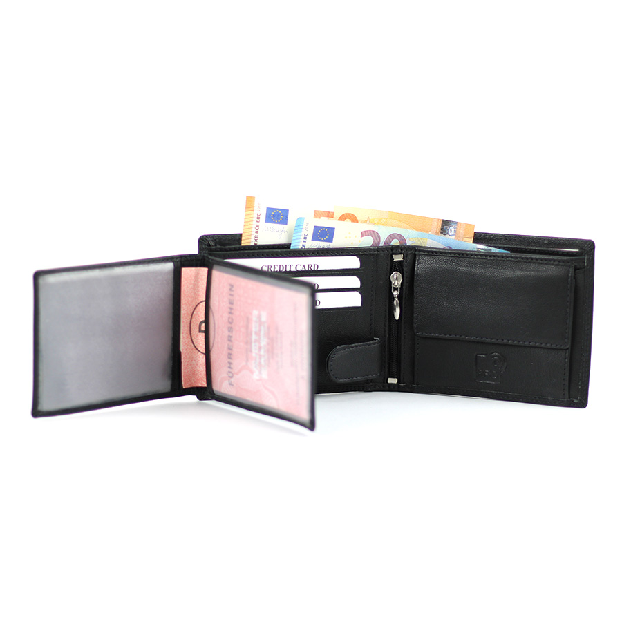 Geldbörse L&B He. quer 2339 schwarz