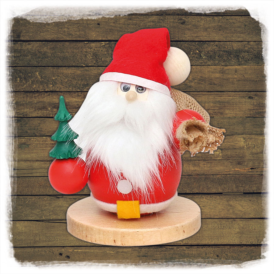 Holz Räucherfigur Weihnachtsmann