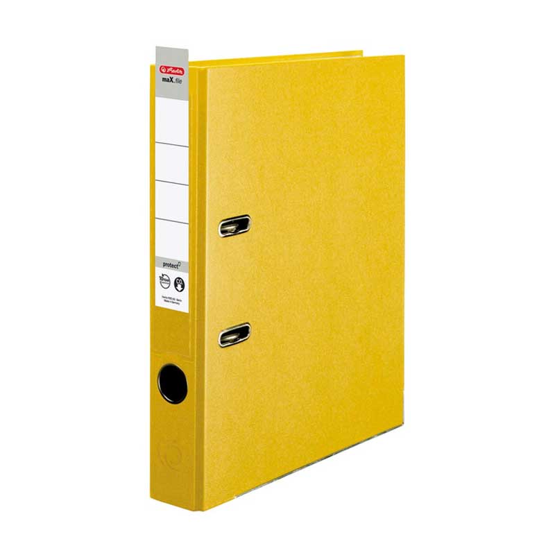 Aktenordner A4 5cm gelb schmal