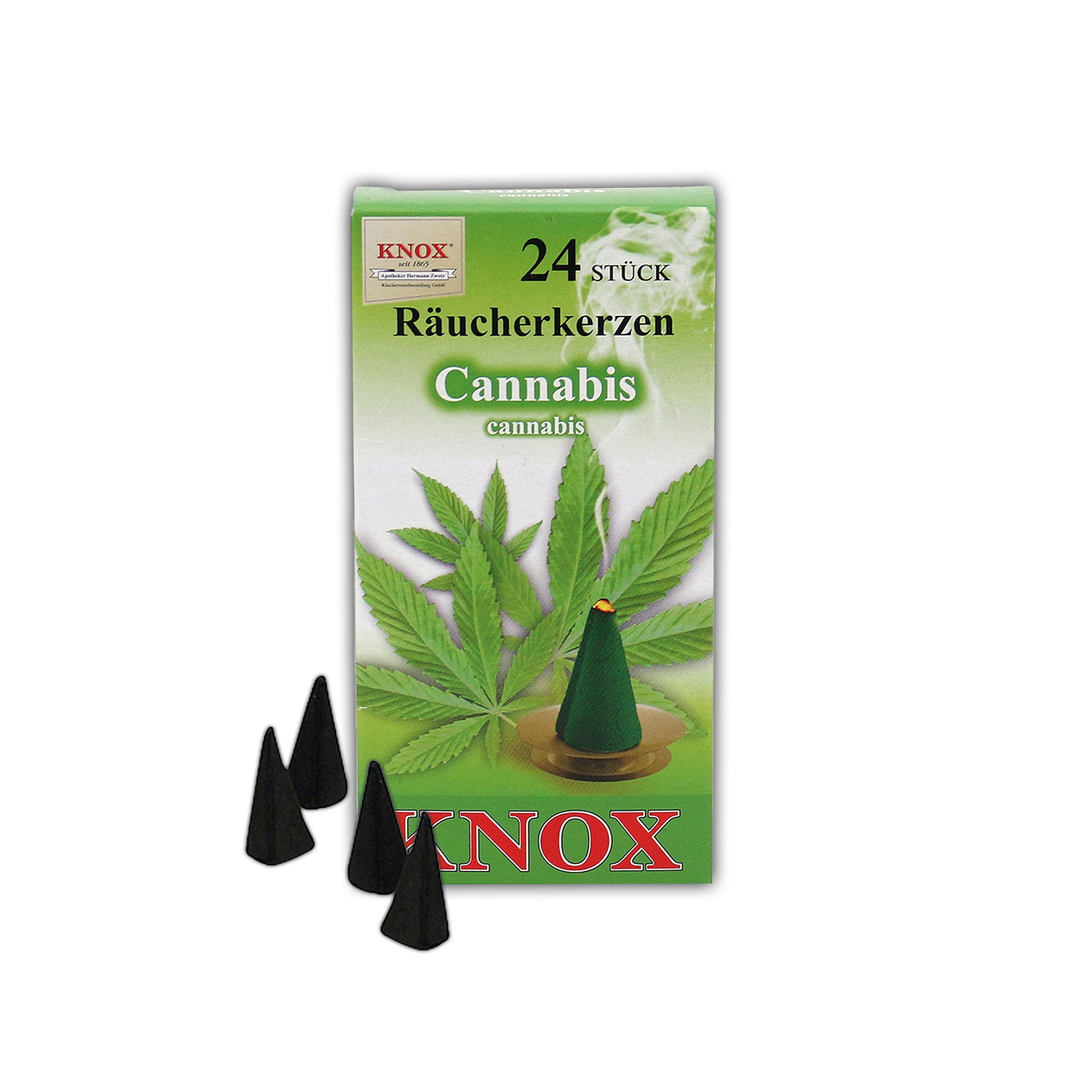 Räucherkerzen Cannabis KNOX 24 Stück