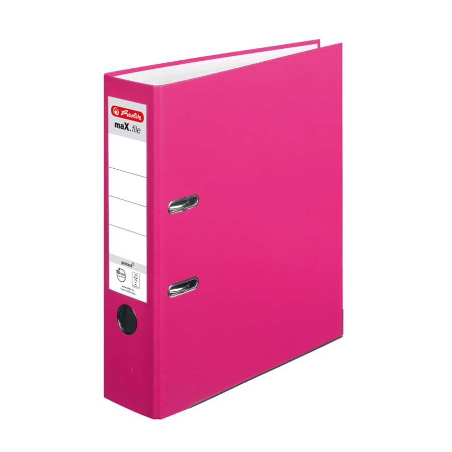Aktenordner A4 8cm pink breit