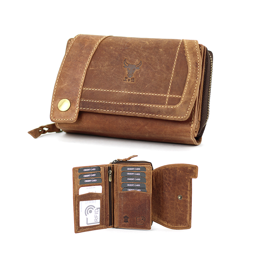 Geldbörse L&B Wild Damen 2679 TAN