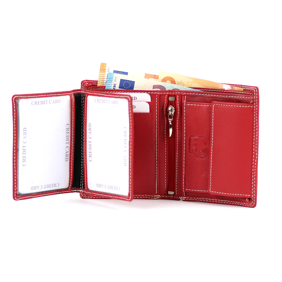Geldbörse L&B He.klein hoch 2340 rot