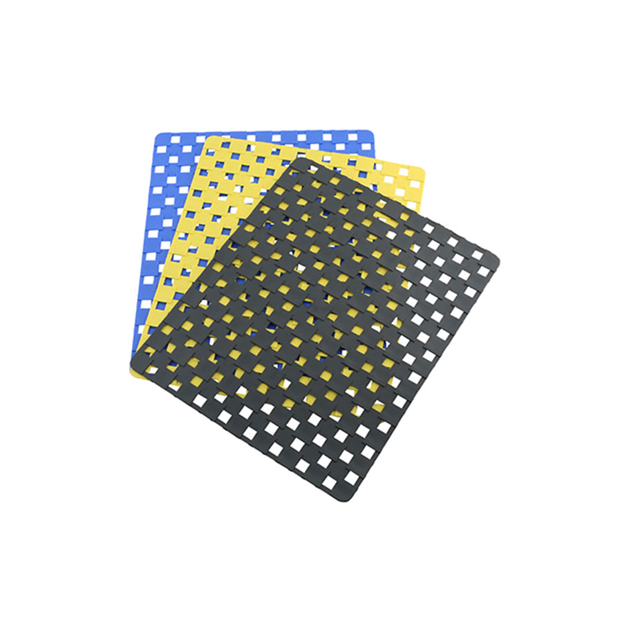 Spülbeckenmatte blau/grau/gelb