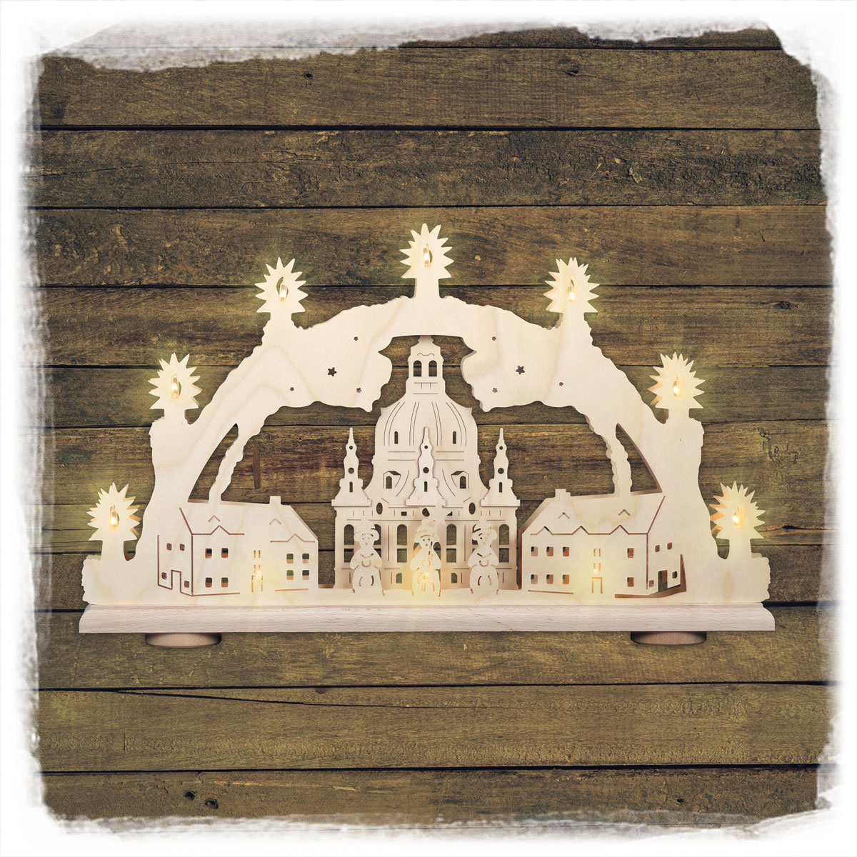 Erzgeb. Schwibbogen 3D Frauenkirche 4348