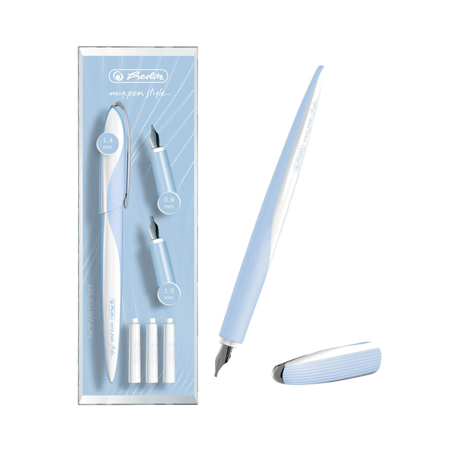 Füller my.pen Light Blue 3 Griffstücke 