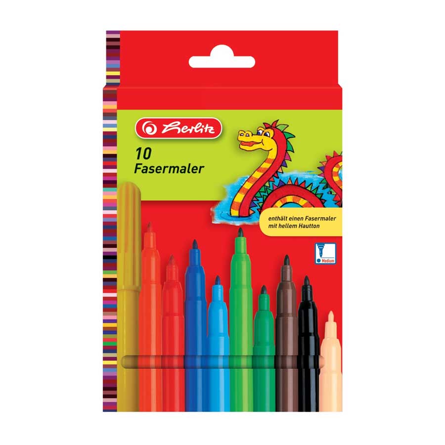 Faserstifte 10tlg. Herlitz