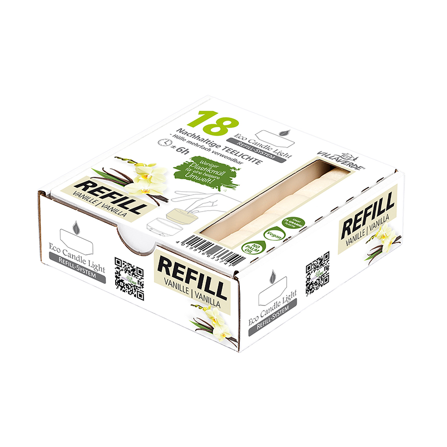 ECL Teelichter Refill 18er Vanille