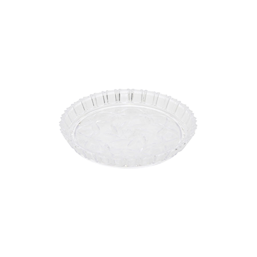 Kuchenteller Eva rund 15cm Plastkristall