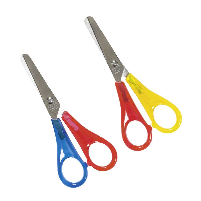 Schere 13cm rund links Brunnen