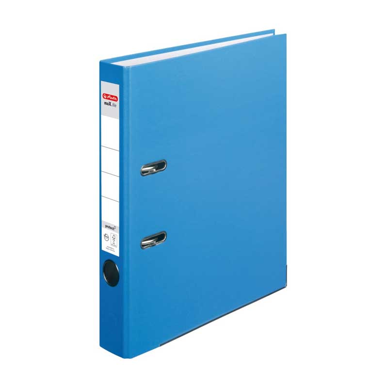 Aktenordner A4 5cm hellblau schmal