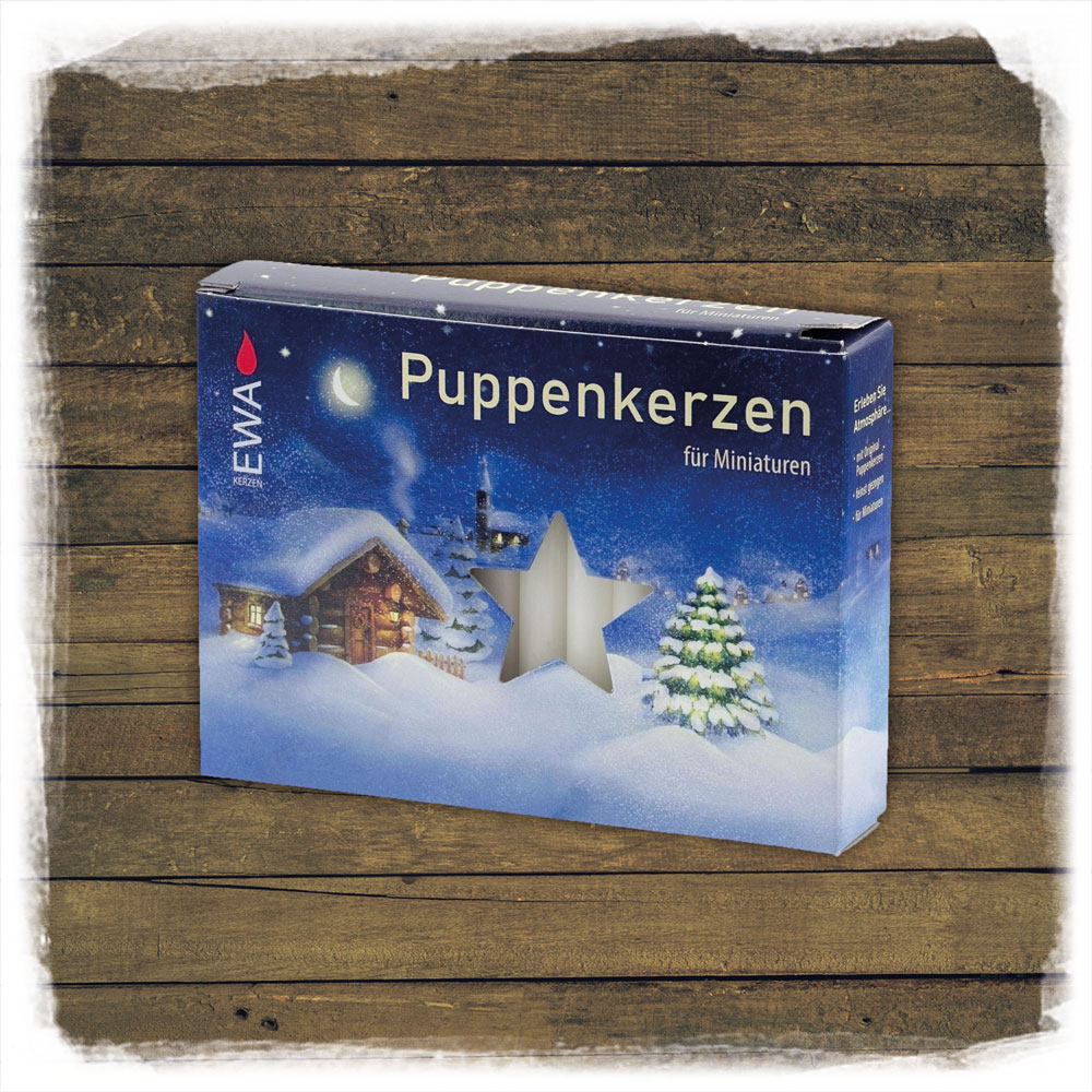 Puppenkerzen 40er weiss EWA