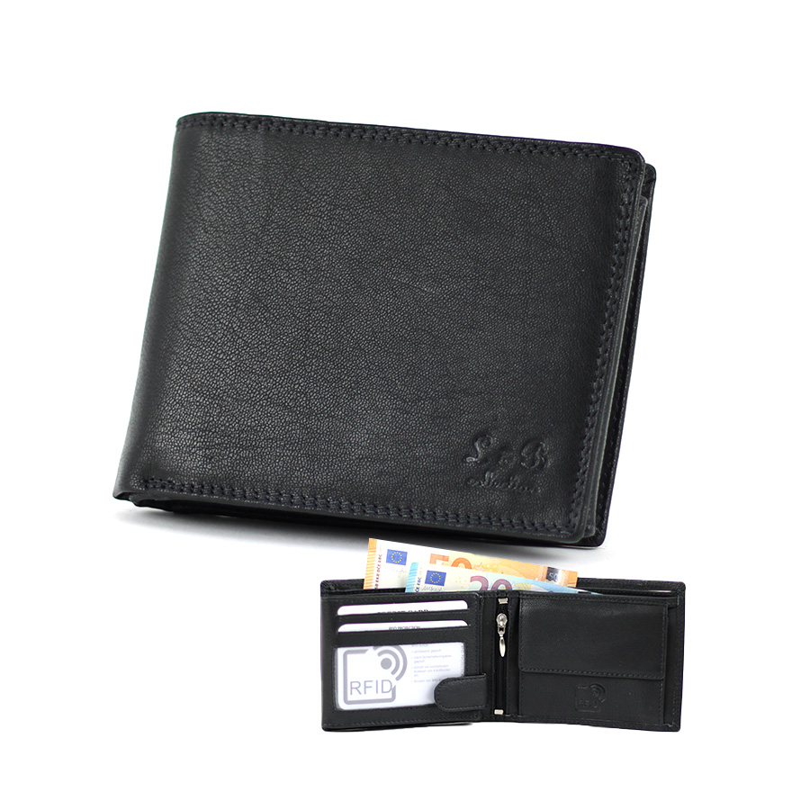 Geldbörse L&B He. quer 2339 schwarz