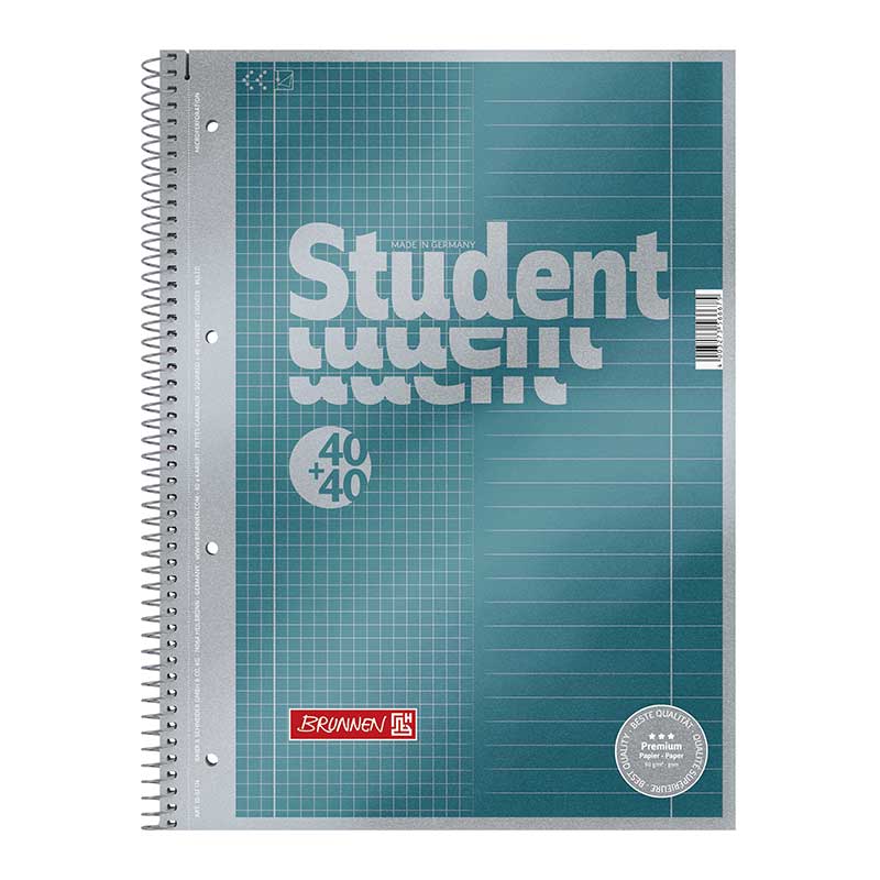 Collegebock A4 Duo  Premium  Brunnen