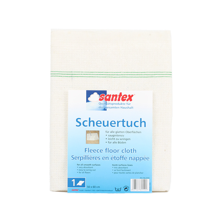 Scheuertuch weiß 1er  santex