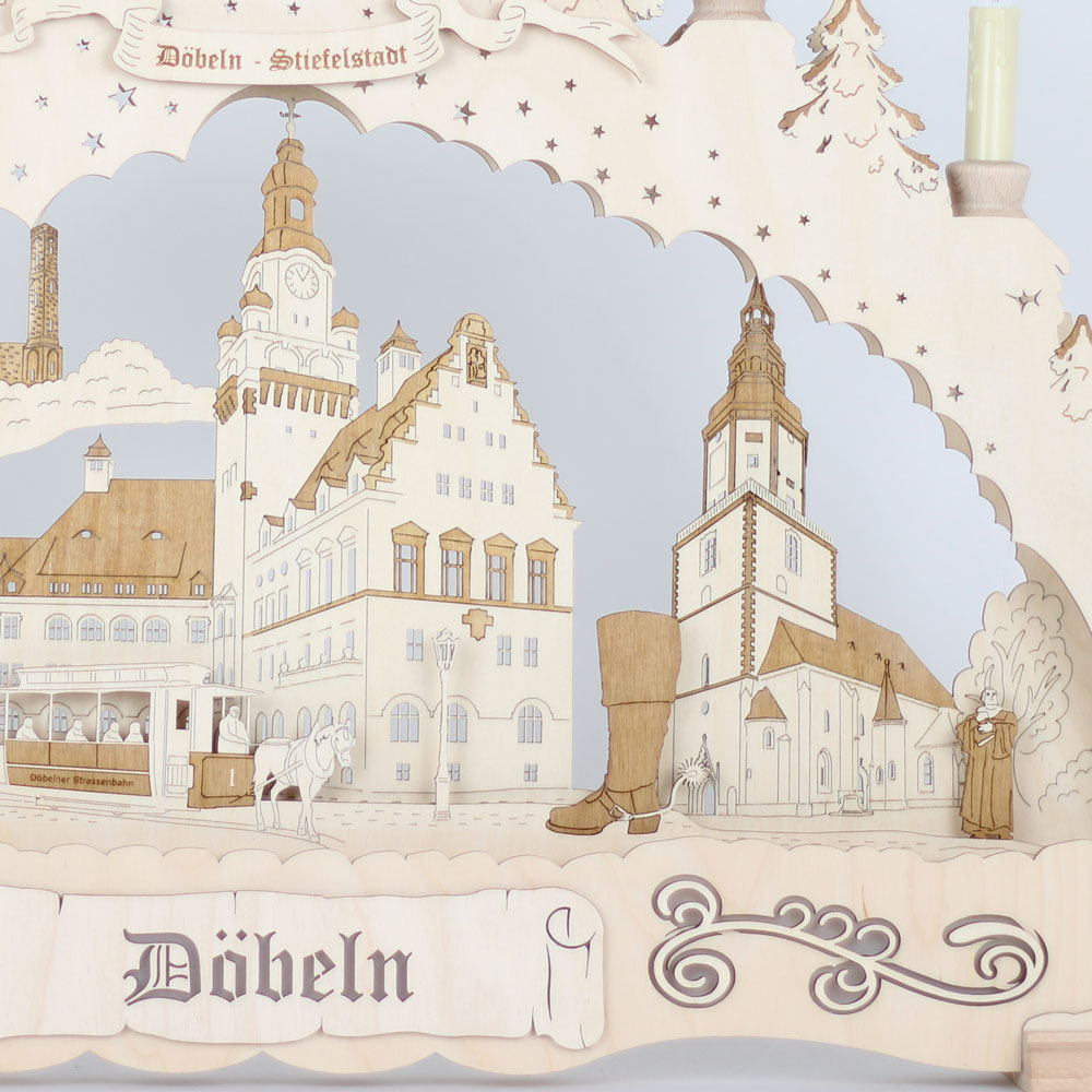 Erzgeb. Schwibbogen W-HL 7046 Döbeln