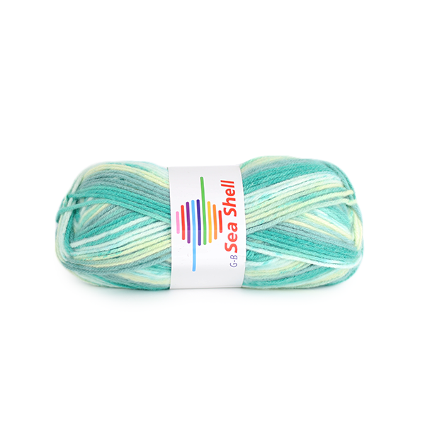 Strickwolle Sea Shell mint-grün-grau 180