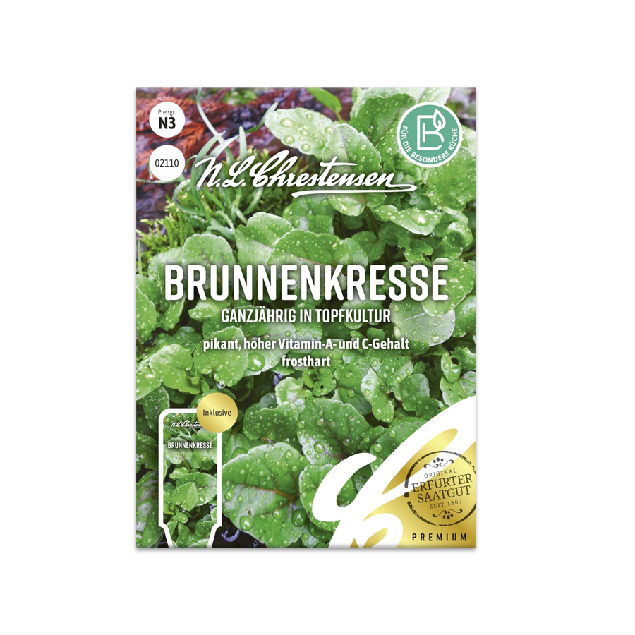 S Brunnenkresse 'Ganzjährig in Topfkultur'