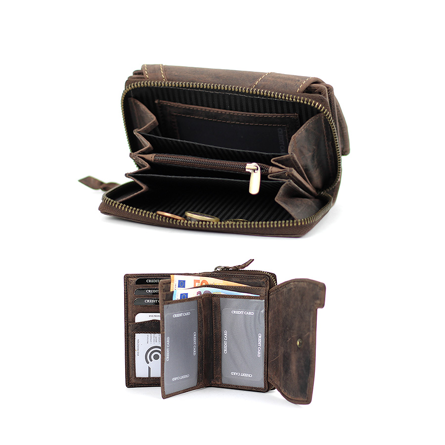 Geldbörse L&B Wild Damen 2679 BRN