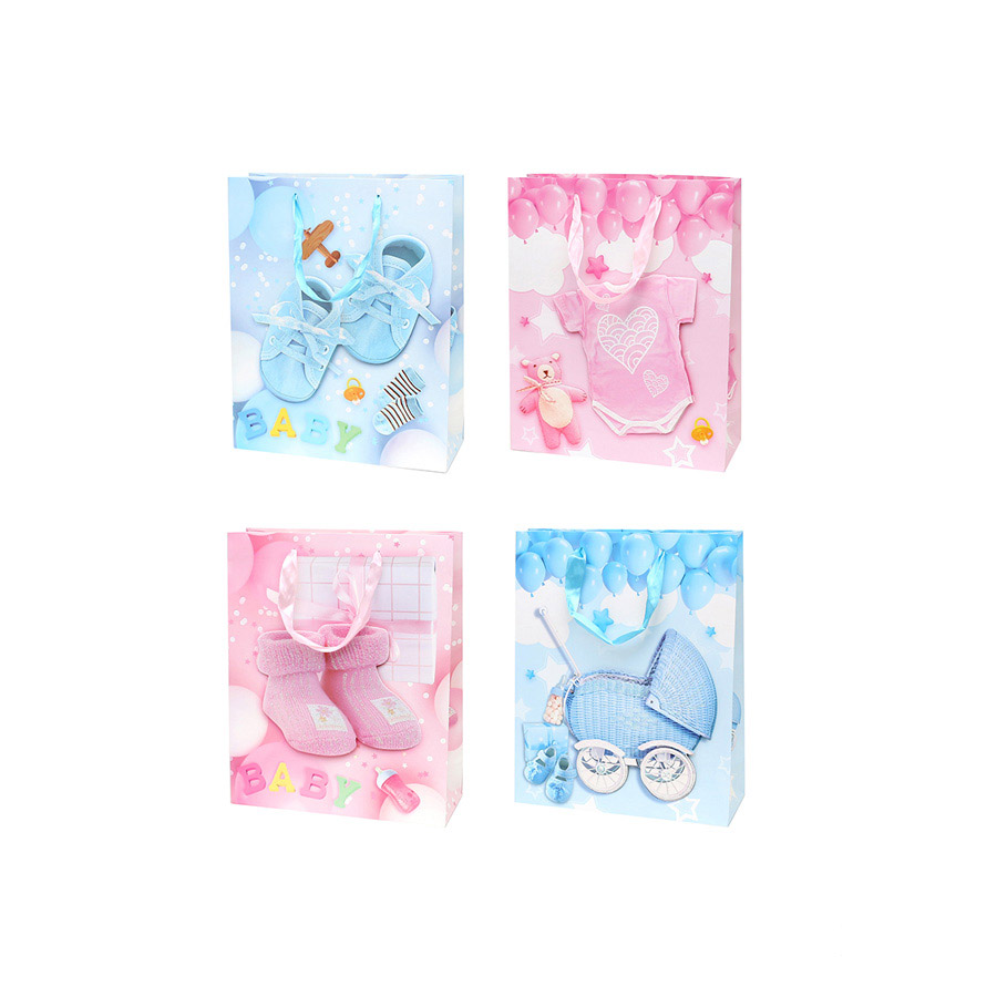 Geschenktüte mittel Baby Glitter