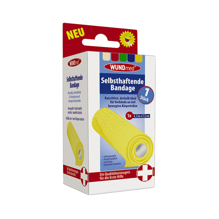 Bandagen 7,5 cm x 4,5 m selbsthaftend