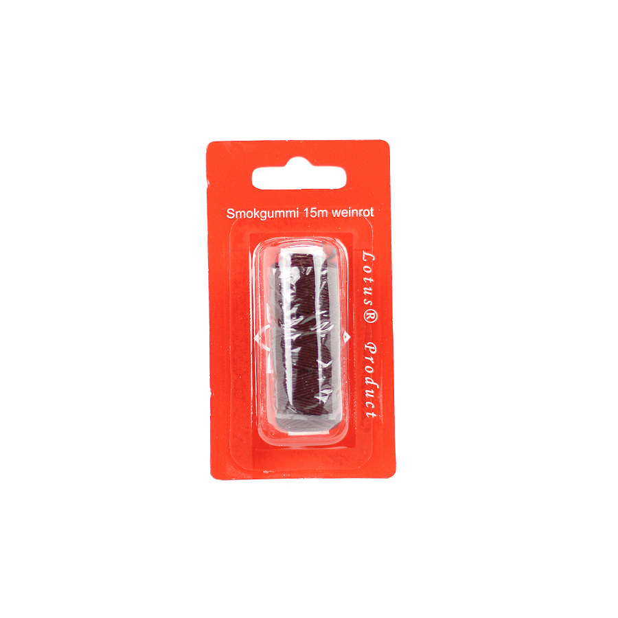 Smokgummi 15m bordeaux
