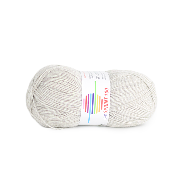 Strickwolle Sprint100 meliert-sand 695