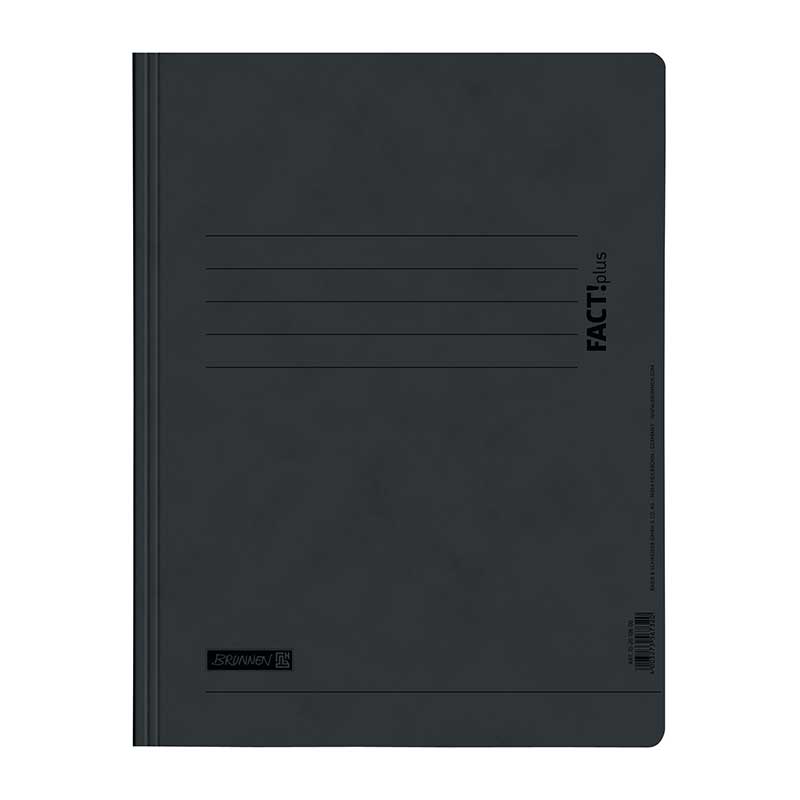 Schnellhefter Karton 375g schwarz  Brunnen