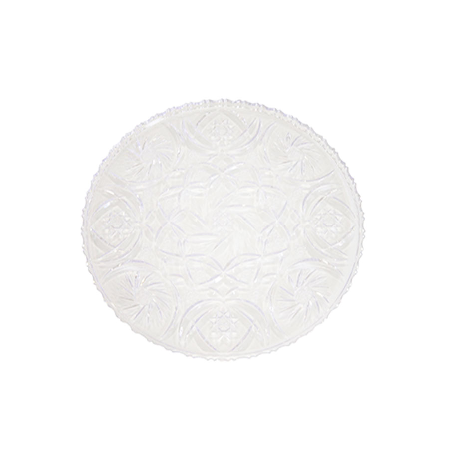 Kuchenplatte Eva rund 24 cm Plastkristall