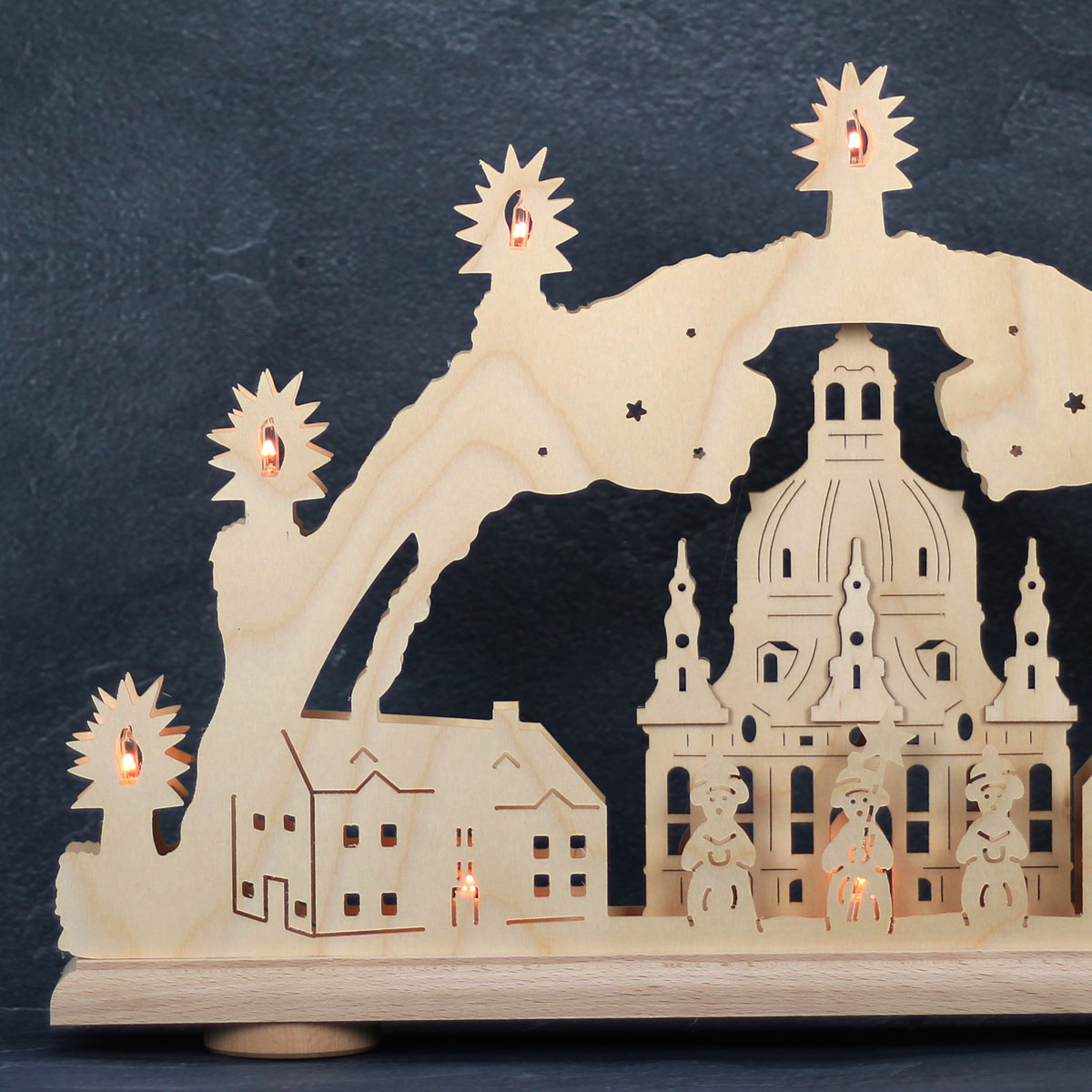 Erzgeb. Schwibbogen 3D Frauenkirche 4348