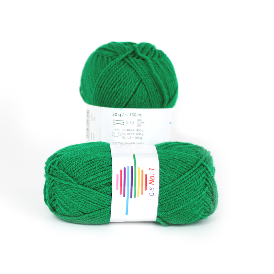 Strickwolle No.1 grün 1451