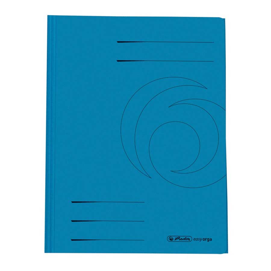 Einschlagmappe blau 3 Innenklappen
