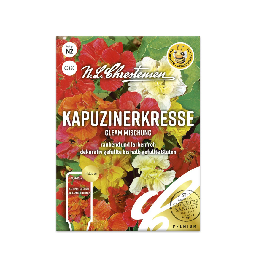 S Kapuzinerkresse 'Gleam Mischung'