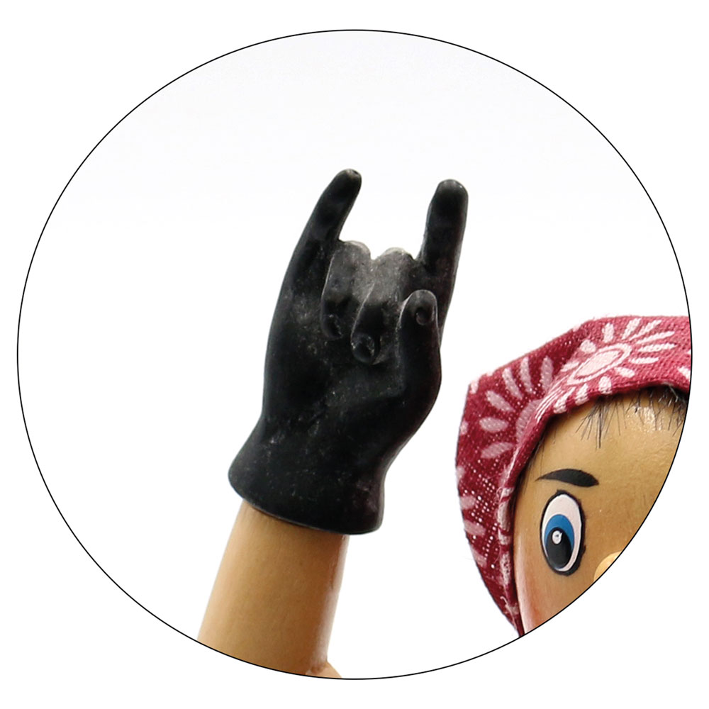 Holz Räucherfrau Rock-Lady 19cm Sigro