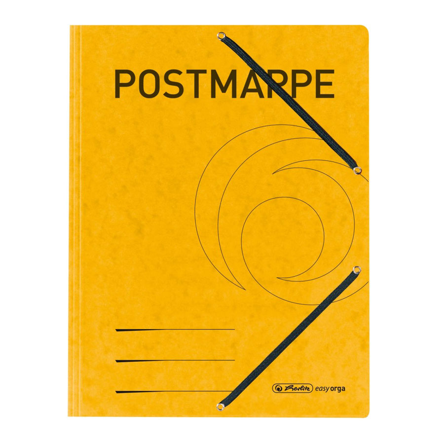 Postmappe gelb Herlitz