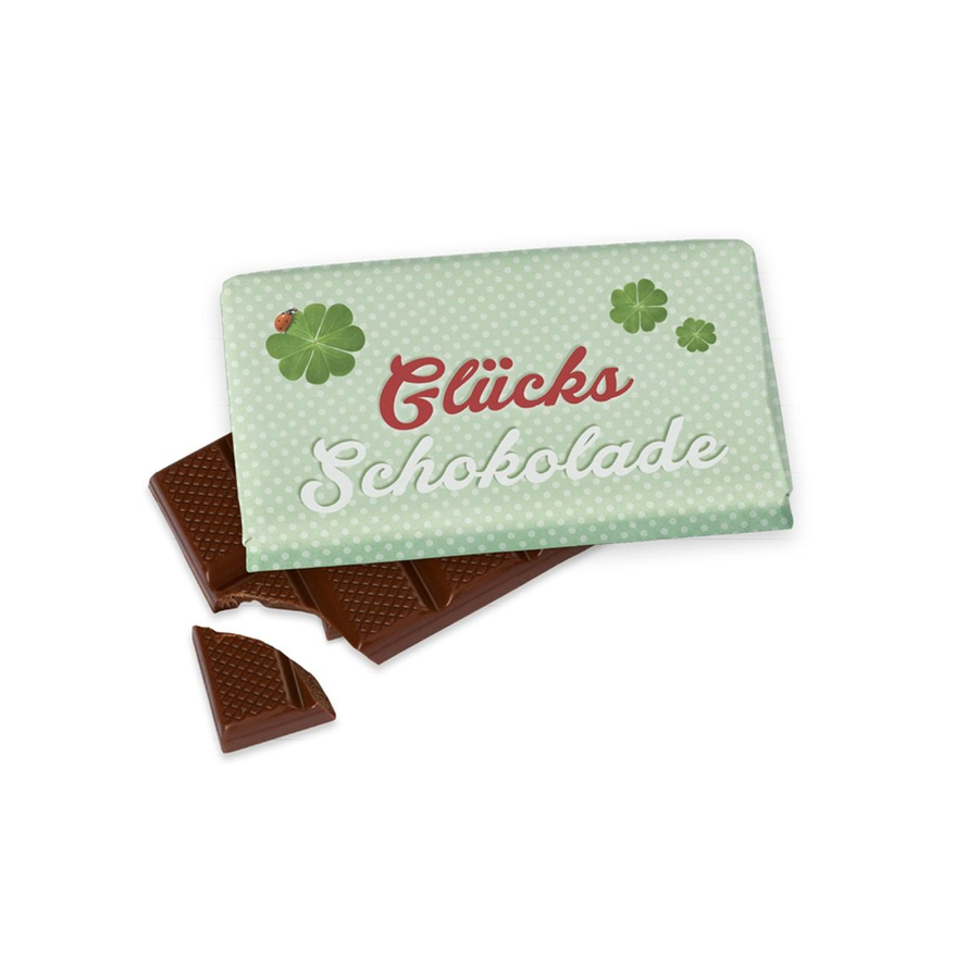 Schokolade 40g Glücksschokolade