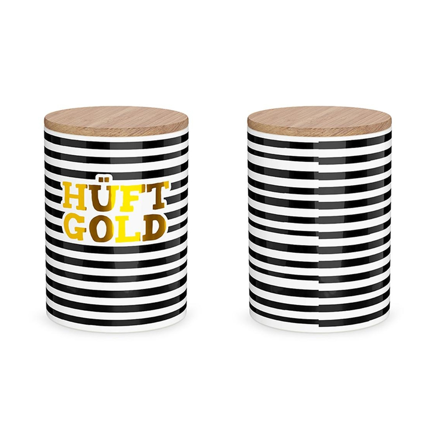 Vorratsdose Hüftgold