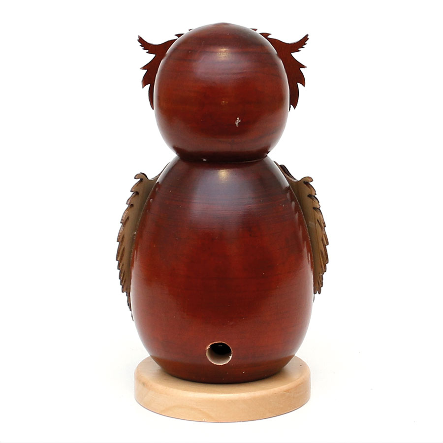 Holz Räucherfig. Eule 11,5cm
