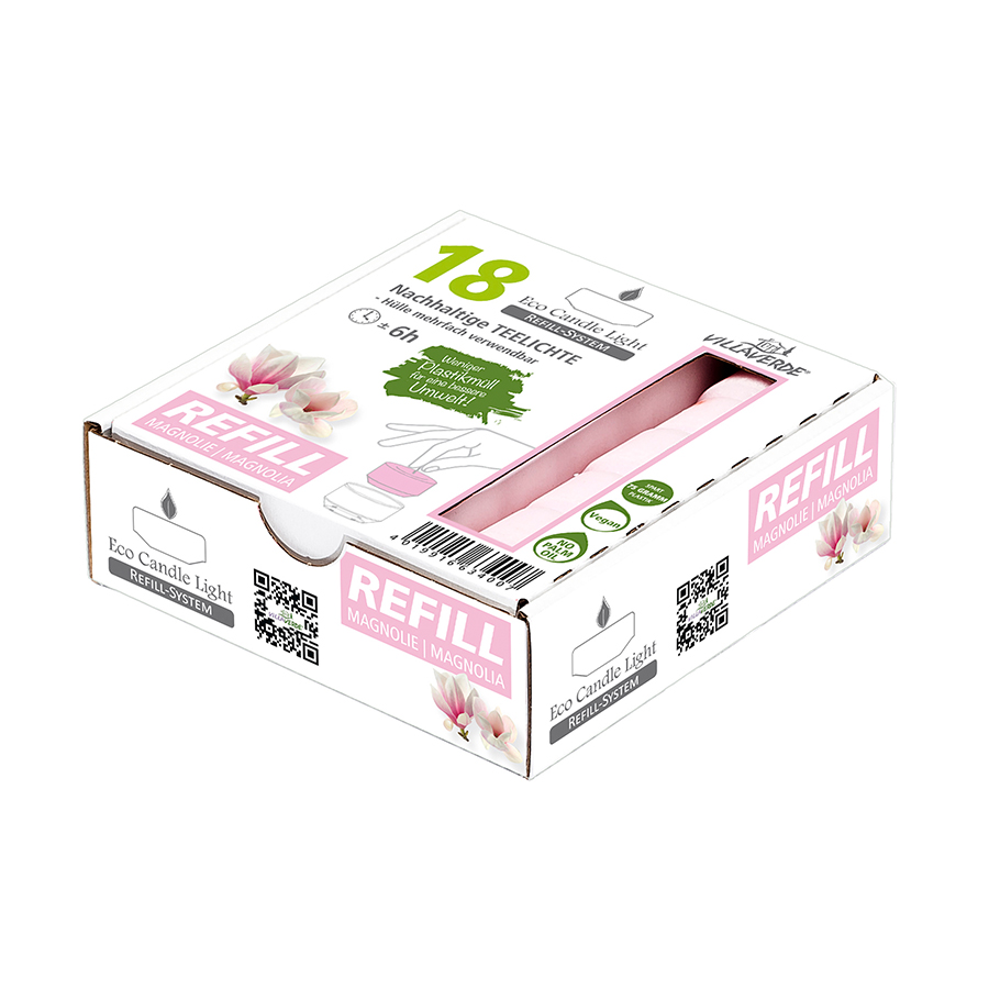ECL Teelichter Refill 18er Magnolie