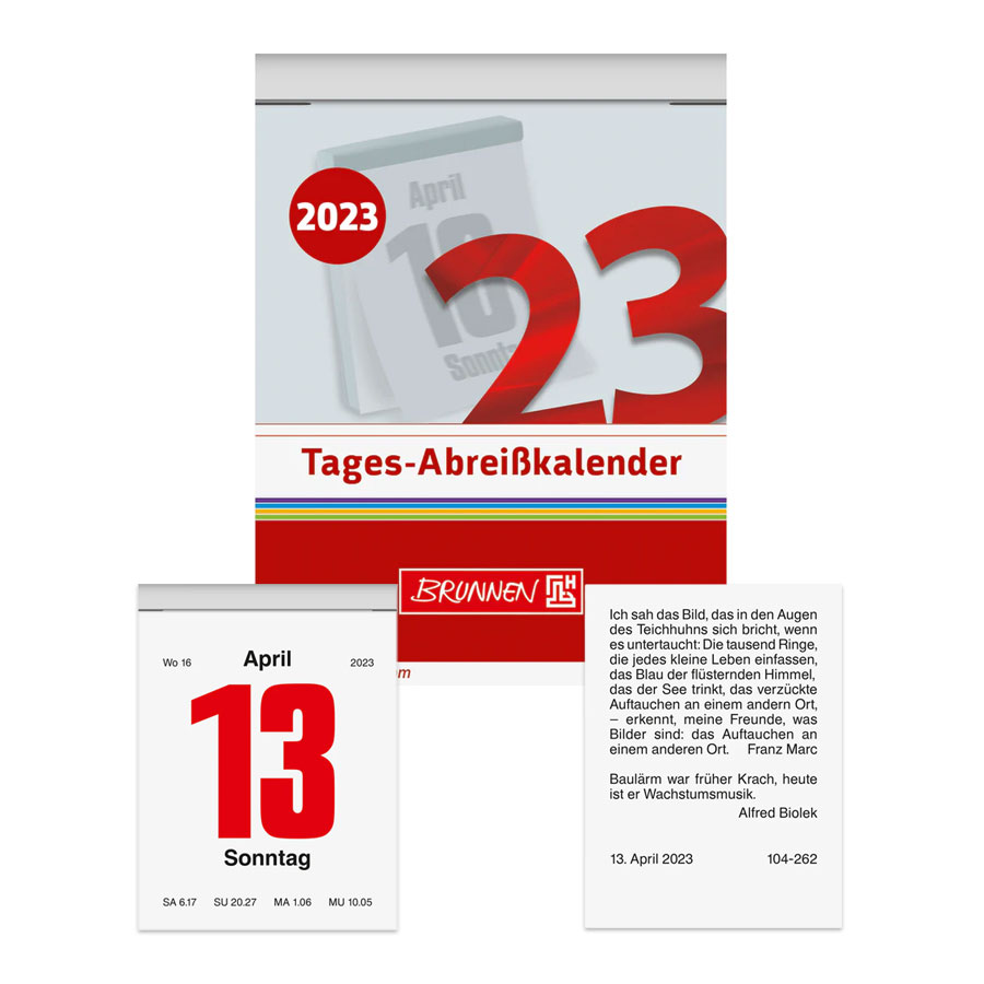 Kalender Tagesabreißkal. Nr.2  53,6x71mm