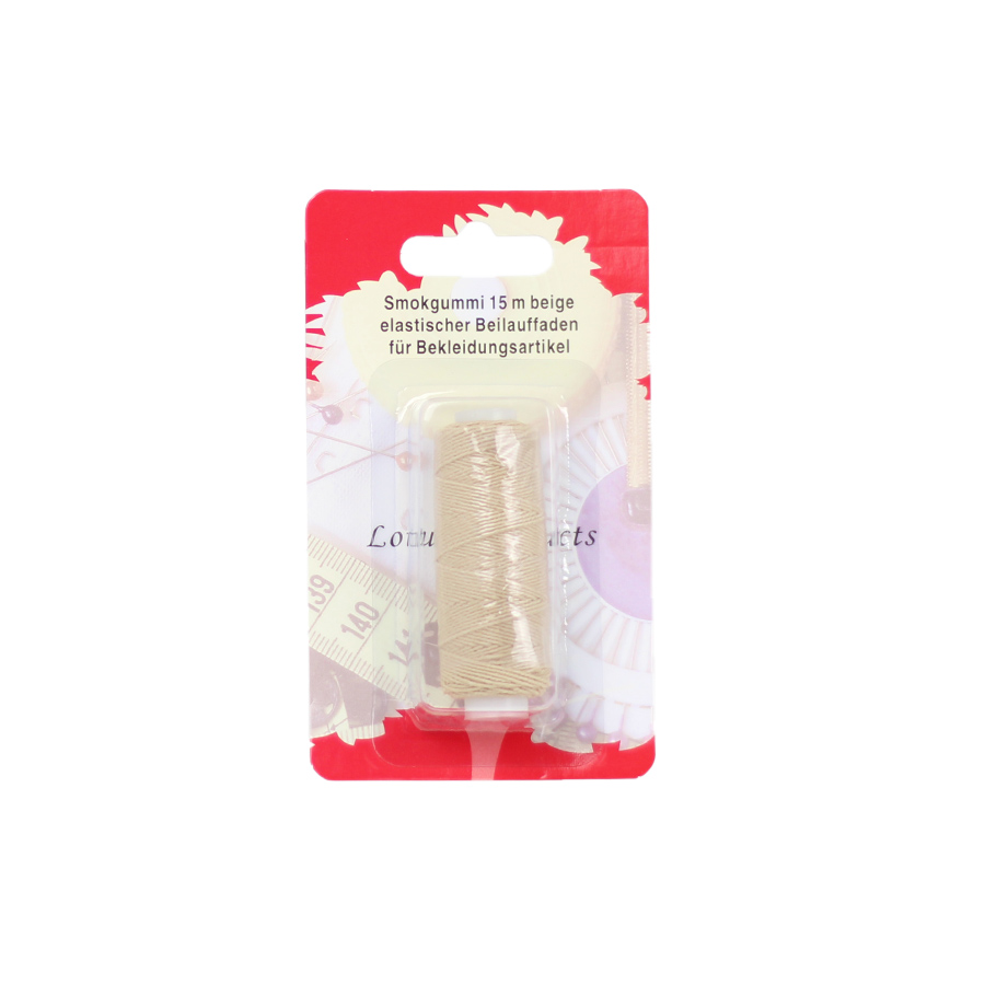 Smokgummi 15m beige