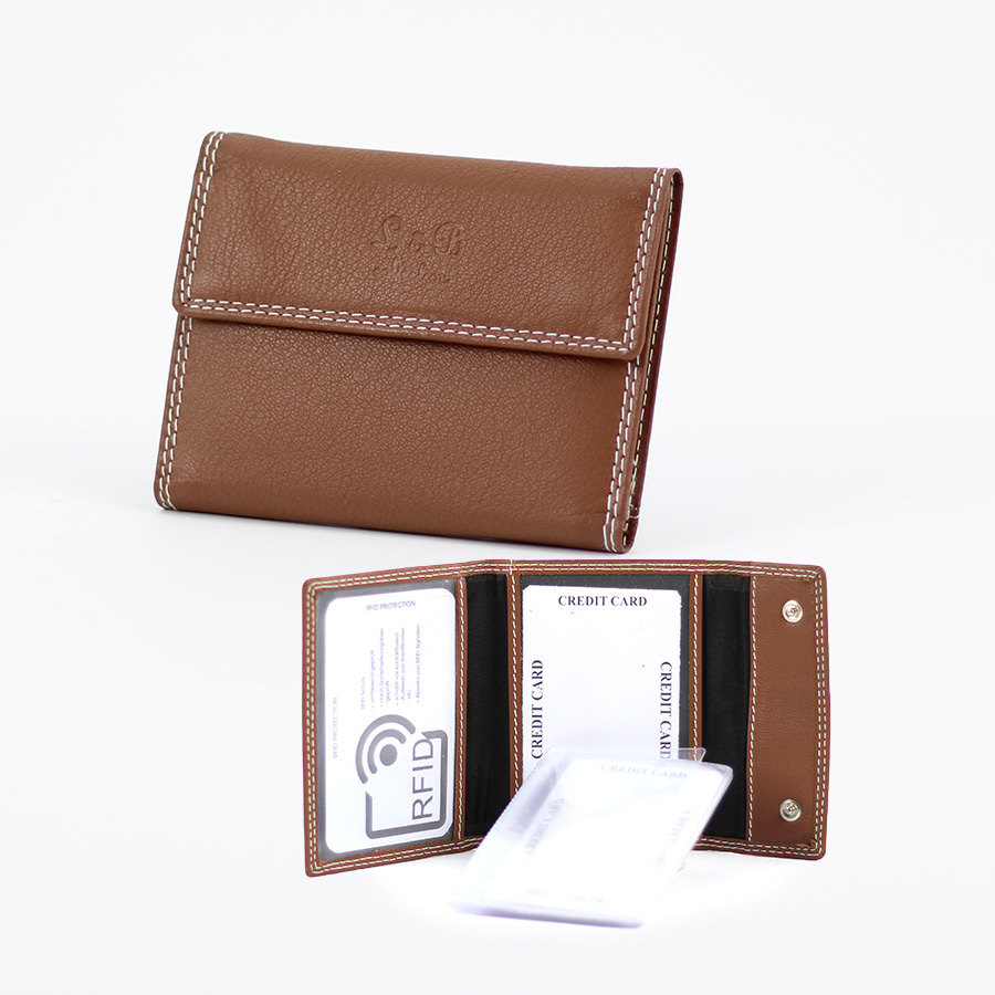 Geldbörse L&B Kartenetui 2321 braun