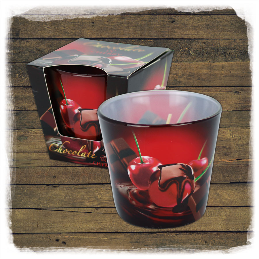 Duftkerze Glas Chocolate  EWA